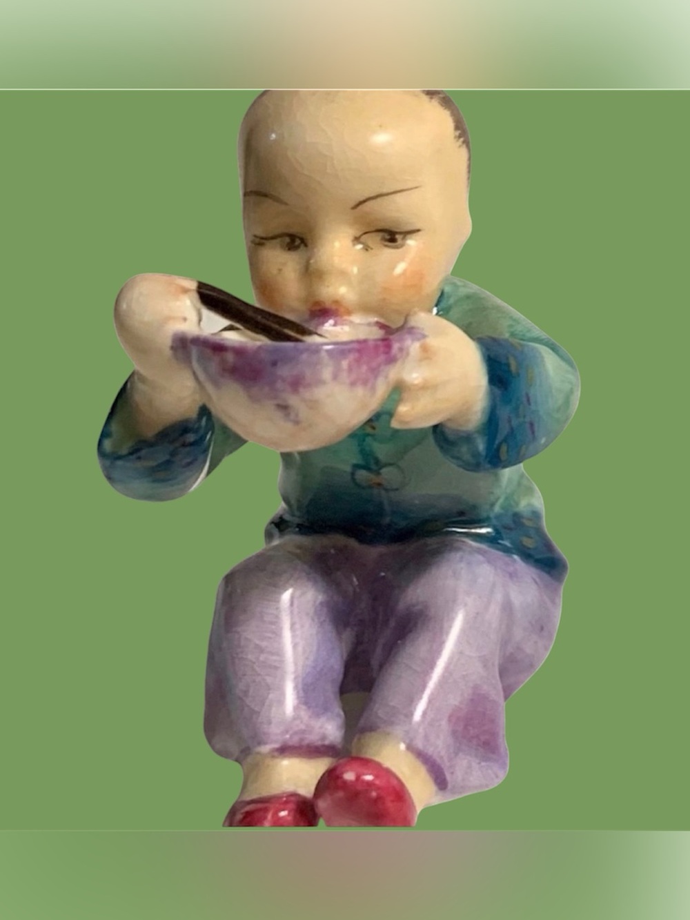 ROYAL WORCESTER Figurine China Boy FG DOUGHTY Children Of The Nations #3073